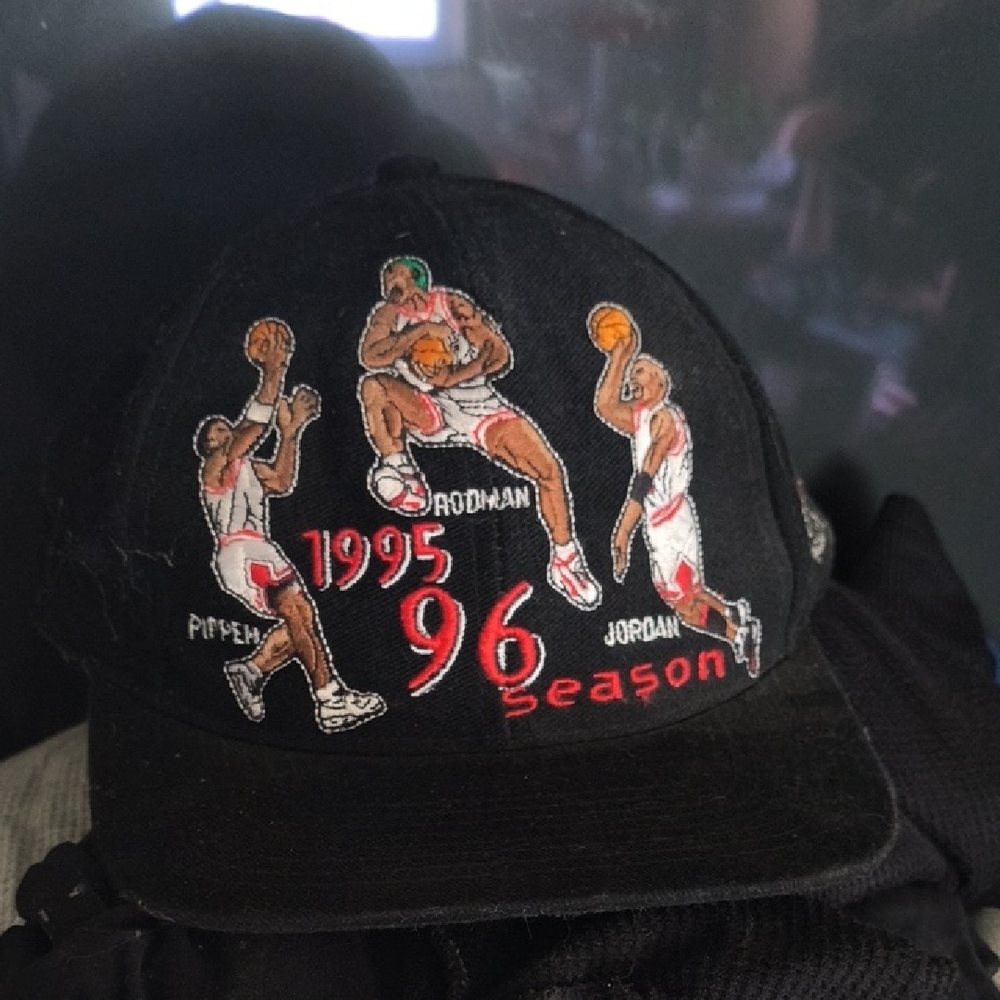 1995-96 Season Black Basketball Cap
